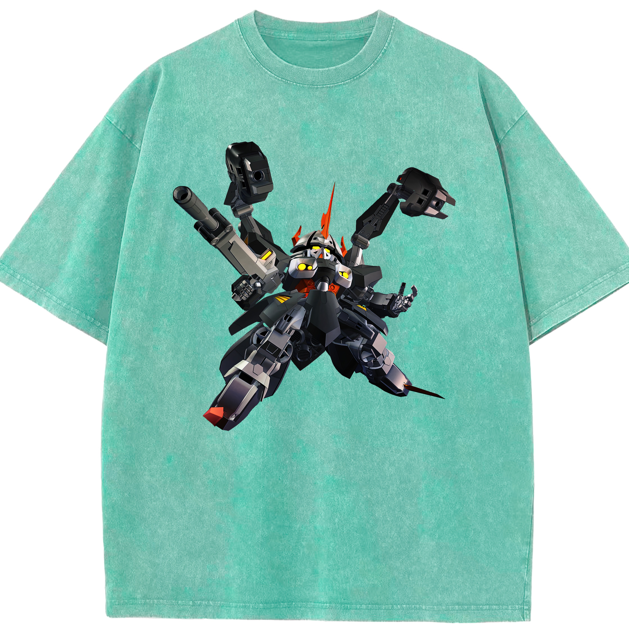 （画像用） 機動戦士ガンダム Mobile Suit Gundam 綿100% ヴィンテージ風 半袖Tシャツ（フロントプリント）